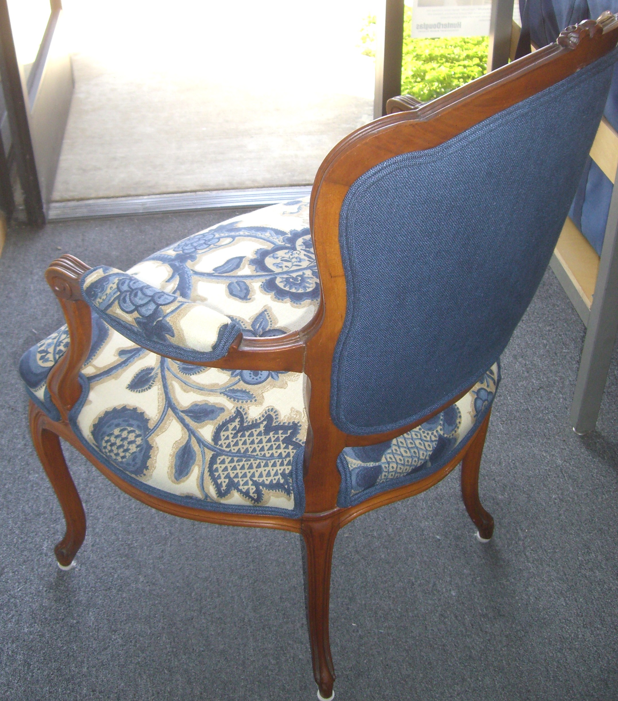 Custom Reupholstered chairs chair